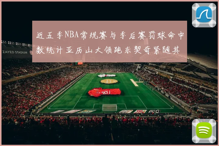 近五季NBA常规赛与季后赛罚球命中数统计亚历山大领跑东契奇紧随其后